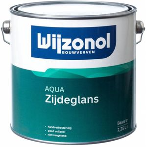 Wijzonol Aqua Zijdeglans 2,5 Liter 100% Wit