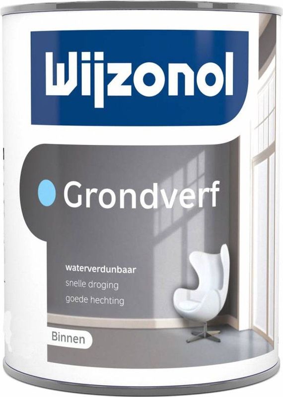 Wijzonol - Grondverf - Donker - Waterverdunbaar - 0,5 Liter
