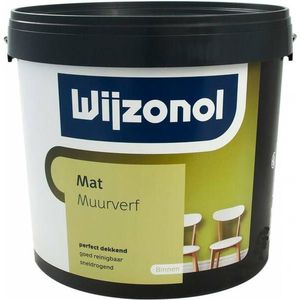 Wijzonol Muurverf Mat Inhoud: 1, Kleur: Wit | Muurverf > Speciale Muurverf > Matte Muurverf