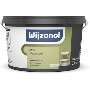 Wijzonol Muurverf Mat Inhoud: 1, Kleur: Donker | Muurverf > Speciale Muurverf > Matte Muurverf