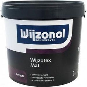 Wijzonol Wijzotex Mat - 2,5 Liter - Wit / Kleur | 8712952061726 | Verf