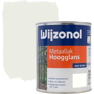 Wijzonol metaallak hoogglans 750ml RAL 9010