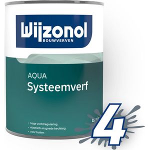 Wijzonol Aqua Systeemverf 1 Liter 100% Wit