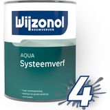 Wijzonol Aqua Systeemverf 1 Liter Op Kleur Gemengd