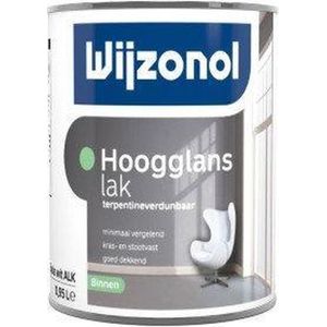 Wijzonol - Hoogglanslak - Wit - Terpentine - 0,25 Liter