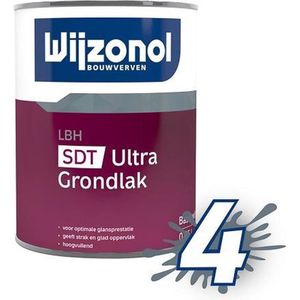 Wijzonol LBH SDT Ultra Grondlak | 1 Liter - Donkere kleur | Grondverf Primer > Grondverf Hout
