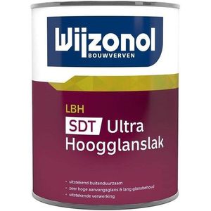 Wijzonol Lbh Sdt Ultra Hoogglanslak 1 Liter Wit