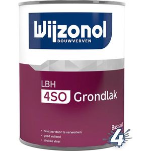 Wijzonol 4SO Grondlak 1 liter Kleur - Deur & Kozijn Grondverf & Primer - Verfwinkel is tot 50% goedkoper