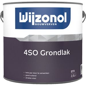 Wijzonol Grondlak 4SO 2.5 liter Wit