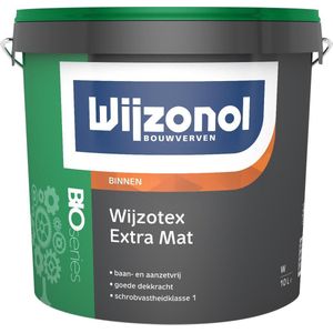 Wijzonol Wijzotex Extra Mat 10 liter Kleur - Muurverf