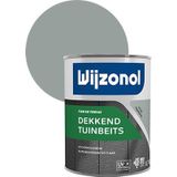 Wijzonol Dekkend Tuinbeits 9128 Egaalgrijs 0,75 Liter