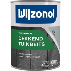 Wijzonol Dekkend Tuinbeits - 9128 Egaalgrijs 0,75 Liter - Beitsen - Verfwinkel is tot 50% goedkoper