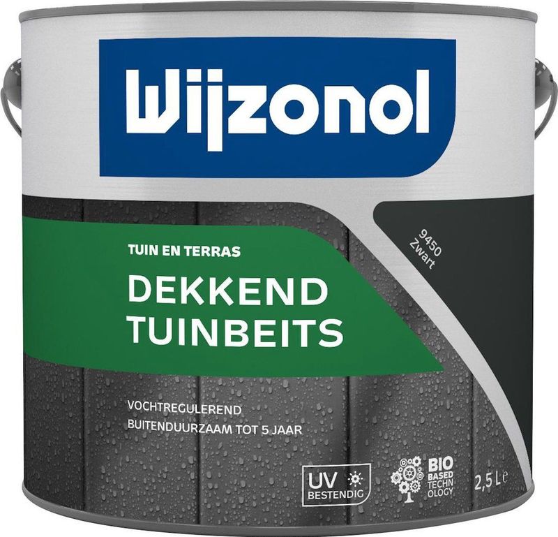 Wijzonol Dekkend Tuinbeits Standaard kleuren