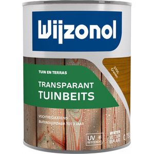 Wijzonol - Transparant Tuinbeits - Whitewash - 0.75 Liter - Acrylaat