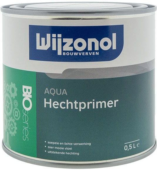 Wijzonol - AQUA Hechtprimer - Verf - Wit - 0,5 Liter - Sneldrogend