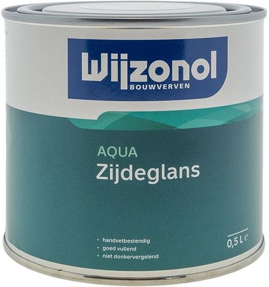 Wijzonol - AQUA Zijdeglans - Lak - Donker - 0,5 Liter