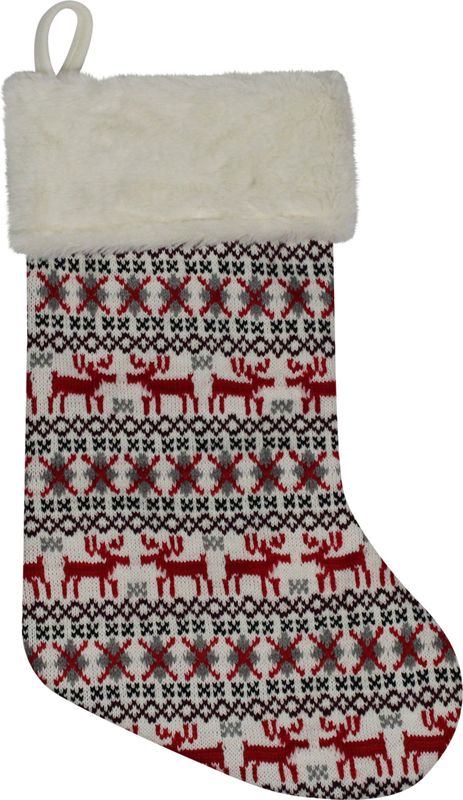 Peha Magic kerstsok Magic Deco rood / wit 26 x 2 x 45 cm