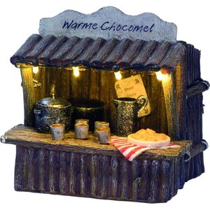 Kerstdorp | Warme chocomel kraam | Dickensville (Led, Batterijen)