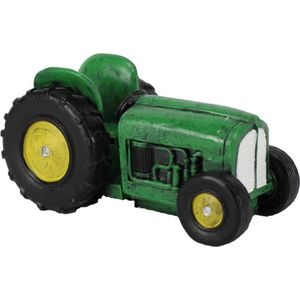 Dickensville kerstdorp miniatuur tractor 10,5 x 5,3 x 5 cm