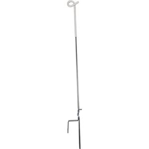 Koltec Veerstaal krulstaartpaal wit 105cm