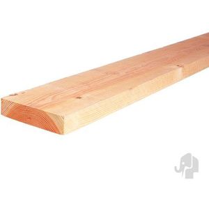 Elephant - Plank - Gezaagd - Douglas Hout Gezaagd - 45x195mmx3000mm | Schuttingen & tuinschermen