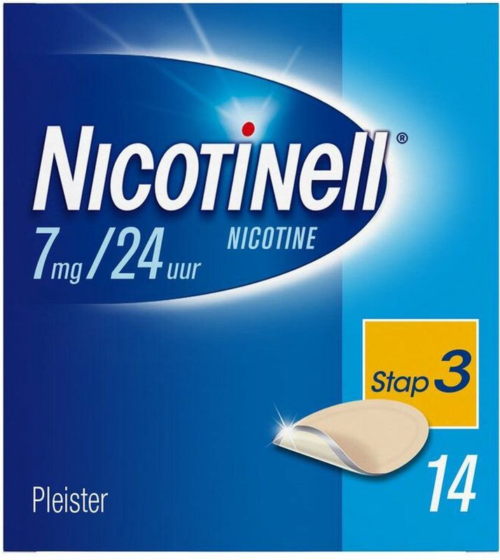 Nicotinell Nicotinepleisters 7mg - 1 x 14 stuks