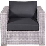 Tennessee lounge fauteuil cloudy Grijs - Garden Impressions
