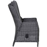 Osborne verstelbare fauteuil earl grey Hdiameter6,5mm/ reflex grey - Garden Impressions