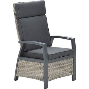 Garden Impressions  Bombini verstelbare loungestoel - wicker - beige/antraciet