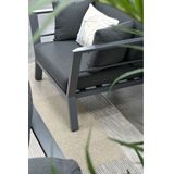 Sasha lounge fauteuil carbon black/reflex black - Garden Impressions