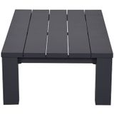 Cube lounge tafel 140x70xH40 cm carbon black - Garden Impressions