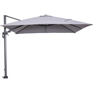 Hawaii parasol - 300x300 cm - carbon black - light grey