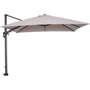 Hawaii parasol - 300x300 cm - carbon black - sand