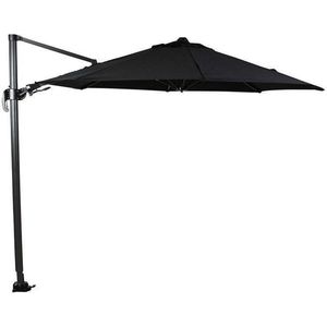 Garden Impressions Hawaii zweefparasol Ø350 cm - frame carbon black - doek zwart