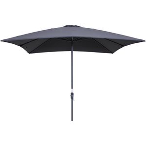Garden Impressions Lotus parasol 250x250 - carbon black/ donker grijs