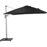 Garden Impressions Zweefparasol Hawaii Deluxe 300x300 - wit - zwart