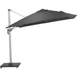 Garden Impressions Zweefparasol Hawaii Deluxe 300x300 - wit - donker grijs