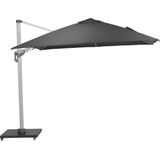 Garden Impressions Zweefparasol Hawaii Deluxe 300x300 - wit - donker grijs