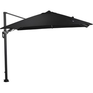 Garden Impressions Hawaii Lumen parasol 300x300 - carbon black| zwart