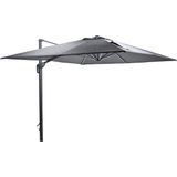 Garden Impressions Hawaii Big Pole telescopic zweefparasol 300x400 cm - zwart