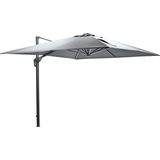 Garden Impressions Hawaii Big Pole telescopic zweefparasol 300x400 cm - donker grijs