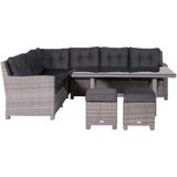 Westminster dining loungeset - Extra luxe kussens - Links