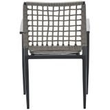 Garden Impressions Florance dining fauteuil - carbon black - rope taupe - desert sand
