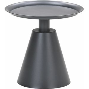Garden Impressions - Zavala Bijzettafel - Carbon Black - Diameter 50xH48 cm