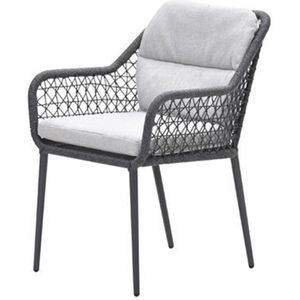 Toledo dining tuinstoel rope dark grey -  Dining tuinstoel  - Specialist in Tuinmeubelen