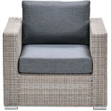 Tennessee lounge fauteuil vintage willow/antraciet texfiber - Garden Impressions