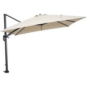 Garden Impressions Hawaii Zweefparasol 300x300 - Carbon Black/Ecru