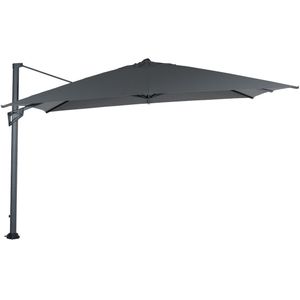 Garden Impressions Hawaii zweefparasol King Pole 400x400 cm - donker grijs