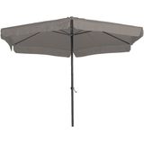 Garden Impressions Delta parasol - 300 cm - carbon black/ taupe