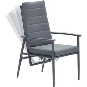 Loungestoel Garden Impressions Biola Carbon Black Mystic Grey